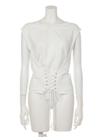 コルセットカットTOPS/マスタード