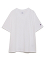 【Champion】V-NECK T-SHIRT/WHT