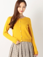 クルーネックカーディガン/ライトグレー