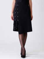 スピンドルタイトスカート/ブラック