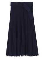 ベルト付プリーツニットスカート/KKI