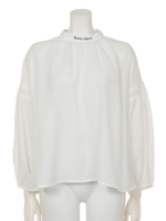 ボンシャンスボリュームスリーブブラウス/ホワイト