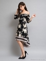 オフショルワンピース[DRESS/ドレス]/ネイビー