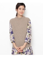 カシミヤプルオーバニット/ピンク系(074)