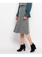 千鳥ツイードループスカート/イエロー(432)