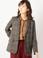 シングルジャケット/ブラウン