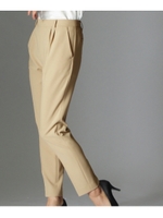 [L]〔洗える〕ドレッサーミッションテーパードパンツ/ベージュ(052)