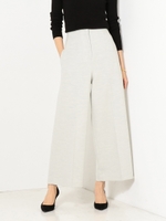 〓★JC ウール圧縮ツイル ワイドパンツ2/NAVY