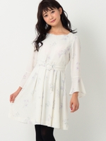 スウィートマリーフラワーボーテワンピース＜LODI flower collection＞/クロ