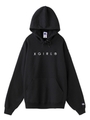 X-GIRL X RUSSELL INTERVAL LOGO SWEAT HOODIE/アッシュ