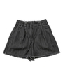 DENIM SHORT/ブラック