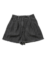 DENIM SHORT/ブラック