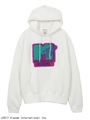 X-GIRL X MTV SWEAT HOODIE/ブラック