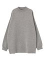 バルキーハイネックニットワンピース/GRY