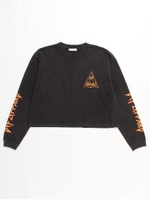 ROCK ロングスリーヴTEE/ブラック