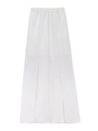 フロントスリットワイドパンツ/white