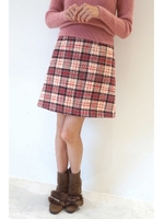 グリットロービング　スカート/レッド(100)