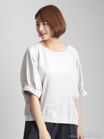 マスカレードスウェードブラウス/ベージュ