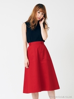 BIGポケットスカート/レッド