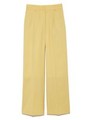 ストレッチツイルワイドパンツ/YEL