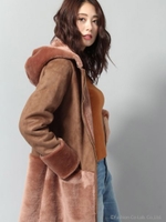 ボリュームムートンキリカエCO/ブラウン