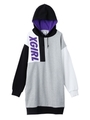 MULTI COLOR SWEAT DRESS/ライトブルー
