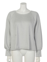 【Marie Hill】マルチWAY起毛プルオーバー/ライトグレー