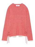 バイカラーヘムニット/RED