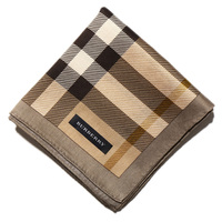 2014/15AW 新作 新品 バーバリー 英国チェックハンカチ 34165 ベージュ系 メンズ プレゼントにも最適