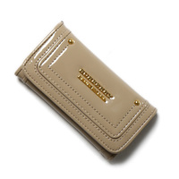 2014AW 新作 新品 バーバリーブルーレーベル キーケース 33806 ベージュ系 内側はチェック柄で上品