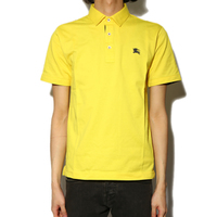 2015SS新作 新品 バーバリーブラックレーベル ロゴポロシャツ d-000032 イエロー
