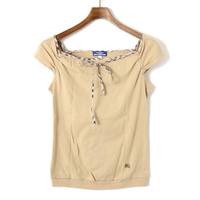 Tシャツ　カットソー 38 バーバリーブルーレーベル 58734 BURBERRY BLUE LABEL ベージュ系 レディース