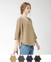 Vネックドルマンプルオーバー【メール便可／90】