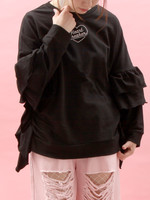 WC/フリルビッグスウェット