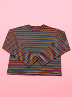 WC/マルチボーダーロングTシャツ