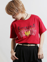 WEGO/エンブレムプリントTシャツ