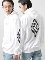 WEGO/オルテガスリーブプルパーカー