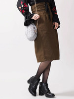 WEGO/コルセットベルトラップタイトスカート