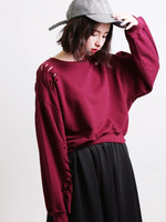 WEGO/ダメージショートプルオーバー