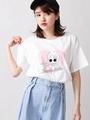 WEGO/ハートガールプリントTシャツ