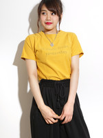 WEGO/ビンテージ加工Tシャツ