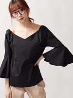 WEGO/フレアスリーブシャツ