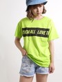 WEGO/ワイドロゴプリントTシャツ