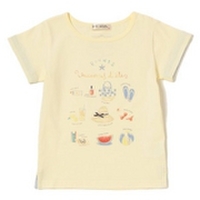 【50%OFF】【キッズサイズ向け】マルチモチーフプリントTシャツ