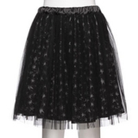 【50%OFF】【ニコ☆プチ掲載】星柄×チュールプリーツスカート