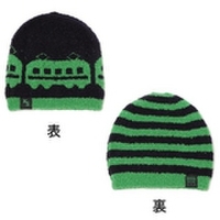 【50%OFF】電車×ボーダー柄リバーシブルワッチキャップ