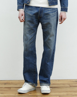 【Made in Japan】LINEN MIX 5P DENIM PANTS -Used mod-/リネンワイドデニムパンツ