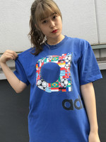 【USED】90's adidas プリントTシャツ