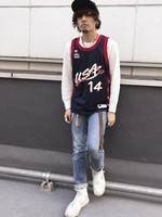 ナイロンタンクトップ メッシュ Champion チャンピオン   