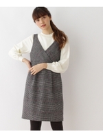 【WEB限定サイズ(S・LL)あり】ジャンパースカート/ベージュ(252)